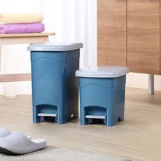 真心良品 KEYWAY 聯府 宇佐腳踏式垃圾桶(10L+20L)2入組