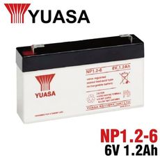 【YUASA】NP1.2-6 鉛酸電池6V1.2AH 不斷電系統 UPS辦公設備 電腦終端機 POS