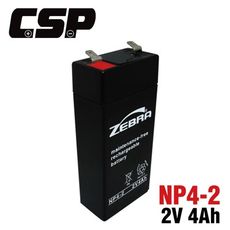【CSP】NP4-2 電池 換電池 電動車 鉛酸電池 大聲公 小蜜蜂擴音器 喊話器電池  (2V4A