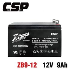 【CSP】ZB9-12 (立端) 鉛酸電池 12V9Ah /等同NP7-12升級版 容量加大 小朋友