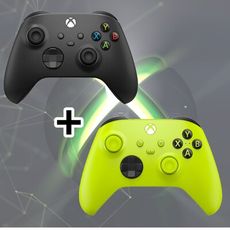 【雙手把組合優惠】XBOX Series 無線控制器 黑+黃 原廠保固