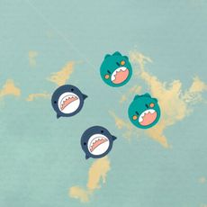 【類比保護】NS PRO/PS4/PS5/XBOX 通用 手把類比保護套 鯊魚恐龍