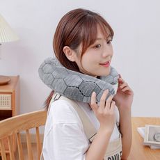微電流石墨烯U型釋壓頸枕 MIT台灣製造 護頸枕 U型枕 護脖枕 頸枕