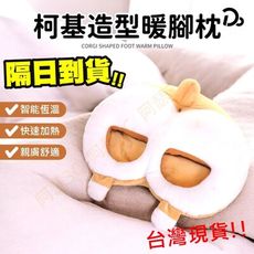 台灣現貨 柯基暖腳枕 暖腳枕 暖手枕 暖腳器 恆溫暖腳器 靠枕 保暖鞋 加熱暖腳枕 午安枕