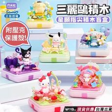 三麗鷗 星願指尖積木盲盒 附壓克力保護殼 三麗鷗系列積木玩具 三麗鷗指尖積木盲盒 三麗鷗盲盒