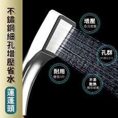 【N Dr.AV聖岡科技】不鏽鋼細孔增壓省水蓮蓬頭組