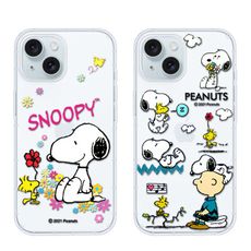 【SNOOPY/史努比】iPhone 15 (6.1 吋) 防摔氣墊空壓保護手機殼