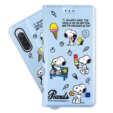 【SNOOPY/史努比】Sony Xperia 10 V (6.1 吋) 彩繪可站立皮套(最愛冰淇淋