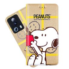 【SNOOPY/史努比】小米 Xiaomi 13 Lite 彩繪可站立皮套(吃餅乾)