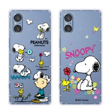 【SNOOPY/史努比】Sony Xperia 5 V (6.1吋) 防摔氣墊空壓保護手機殼