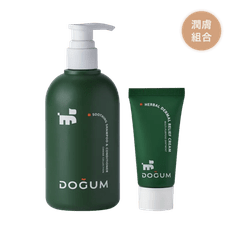 【DOGUM】穩定毛孩肌膚神隊友｜辣木籽萃取潔淨凝膠洗毛精300mlx1入、厚掌嫩足霜30mlx1入