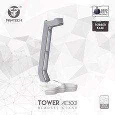 FANTECH AC3001 電競耳罩式耳機架 (灰白款) 電競耳機架 耳機置放架 耳機掛架