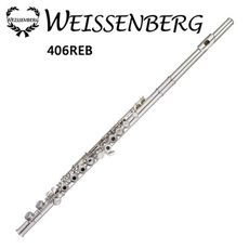 weissenberg 406reb標準長笛-白銅鍍銀/曲列式開孔+e鍵/lowb/手工木箱/原廠公