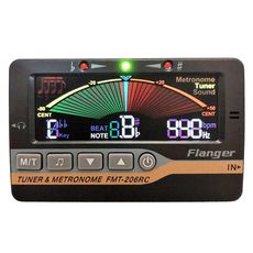 Flanger FMT-206RC全彩三合一調音器 -調音/節拍/拾音/全彩大面板LED/附4號電池