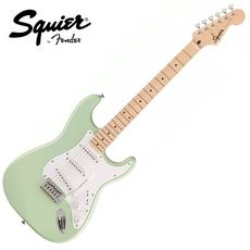 嚴選Fender Squier Sonic Start WPG MN SFG電吉他-衝浪綠/單單單拾