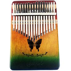 Kalimba F-17S入門嚴選卡林巴-繽紛彩蝶/17音/附贈調音槌