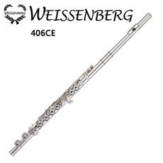 weissenberg 406ce標準長笛-白銅鍍銀/曲列式閉孔+e鍵/手工木箱/原廠公司貨