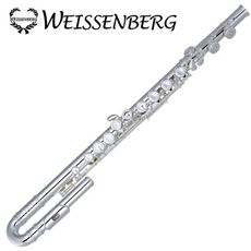 WEISSENBERG 宇宙系列408CF兒童標準U型長笛C調-白銅鍍銀/曲列式閉孔+E鍵/原廠公司