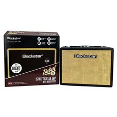 Blackstar DEBUT 15E電吉他音箱-內建破音/延遲效果器/黑色15W音箱/原廠公司貨