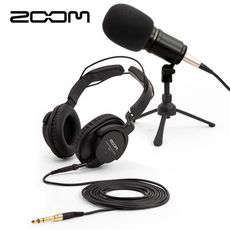 ZOOM ZDM-1PMP PODCAST 超心形/指向性/播客麥克風套裝組