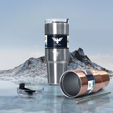 【Steel Eagle】304不鏽鋼真空冰鋒杯900ML