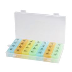 大容量28格藥盒 一周藥盒 分裝防潮藥盒 中文分藥盒