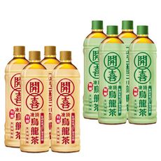 【開喜】凍頂烏龍茶4瓶1組-575ml*4 (有糖/無糖)