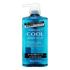 日本【熊野】Cool涼感舒爽沐浴乳550ml