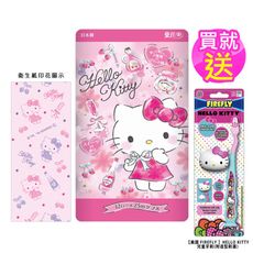 買就送Kitty刷蓋牙刷 日本【Hello Kitty】春天印花印花捲筒衛生紙12捲入