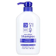 日本【熊野】薏仁保濕洗髮精(零矽靈)600ml