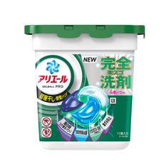 【P&G】ARIEL清新除臭4D洗衣球深綠款-室內曬衣用11入