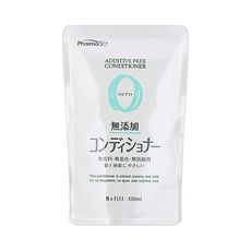 日本【熊野】Zero無添加潤絲精補充包450ml