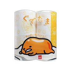 日本【Gudetama】印花捲筒衛生紙4捲入