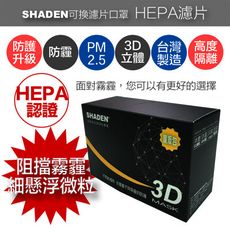 SHADEN可換濾片★HEPA濾片（一盒10片）(沒有含囗罩本體)