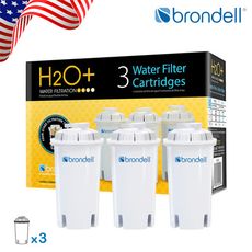 【Brondell】美國邦特爾全效去水垢加強版濾芯 3入