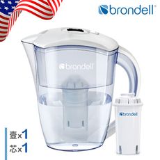 【Brondell】美國邦特爾 H2O+ 純淨濾水壺 （白）