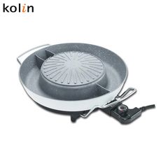 電器妙妙屋-【Kolin 歌林】韓式煮烤鴛鴦電火鍋(KHL-MN367)