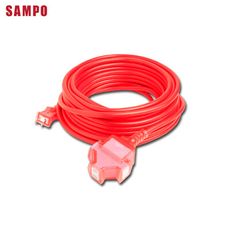 電器妙妙屋-【SAMPO 聲寶】2蕊1開3插防塵動力延長線-10M(EL-W13T33T1)