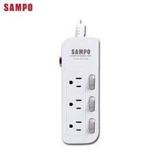 電器妙妙屋-【SAMPO 聲寶】三開三插電源延長線-6尺(EL-W33R6)