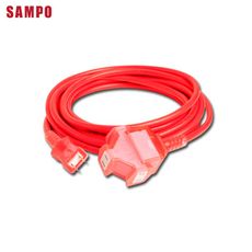 電器妙妙屋-【SAMPO 聲寶】2蕊1開3插防塵動力延長線-5M(EL-W13T17T1)