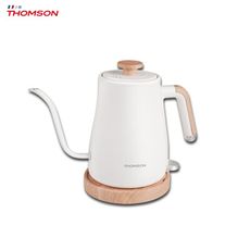 電器妙妙屋-【THOMSON】木紋手沖細口壺(TM-SAK57)