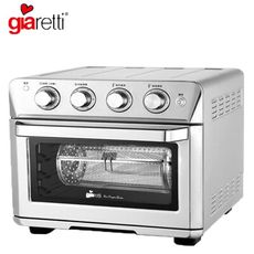 電器妙妙屋-【義大利 Giaretti】24L多功能不鏽鋼氣炸烤箱(GL-9823)