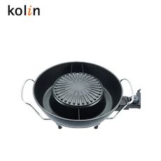 電器妙妙屋-【Kolin 歌林】韓式煮烤鴛鴦電火鍋(KHL-MN366)
