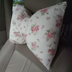 BlissGarden 鄉村風小碎花蝴蝶結汽車護頸枕/頭枕(小)