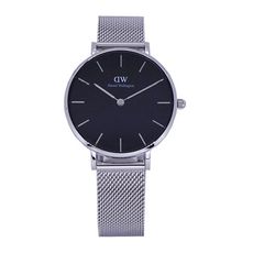 DW  經典中的米蘭風格時尚優質腕錶-銀+黑面/32mm-DW00100162