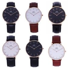 DW  經典中的珍貴收藏時尚優質皮革腕錶-40mm