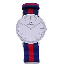 DW  經典中的珍貴收藏時尚優質腕錶-帆布+銀殼/40mm-0201DW