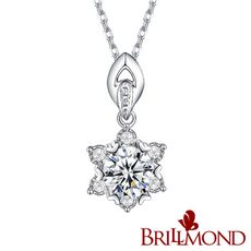 【BRILLMOND】GIA 30分 D/VVS1 18K金雪花墜