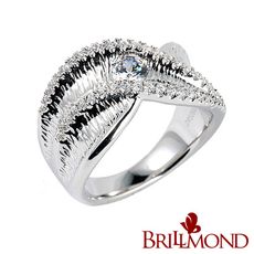 【BRILLMOND】GIA 50分D/SI2 18K金波光閃耀鑽戒