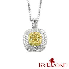 【BRILLMOND】1克拉FANCY LIGHT YELLOW 彩鑽墜 極致豪華